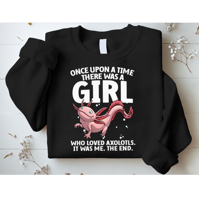 Cool Axolotl Art For Salamander Axolotl Lover Sweatshirt