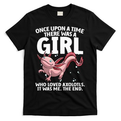 Cool Axolotl Art For Salamander Axolotl Lover T-Shirt