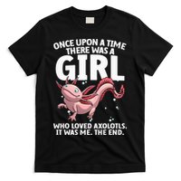 Cool Axolotl Art For Salamander Axolotl Lover T-Shirt