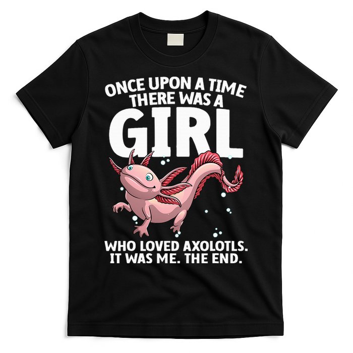 Cool Axolotl Art For Salamander Axolotl Lover T-Shirt