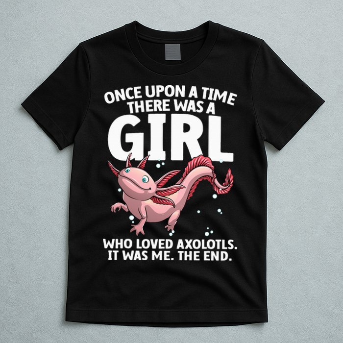 Cool Axolotl Art For Salamander Axolotl Lover T-Shirt