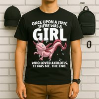Cool Axolotl Art For Salamander Axolotl Lover T-Shirt