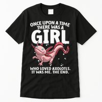 Cool Axolotl Art For Salamander Axolotl Lover Tall T-Shirt
