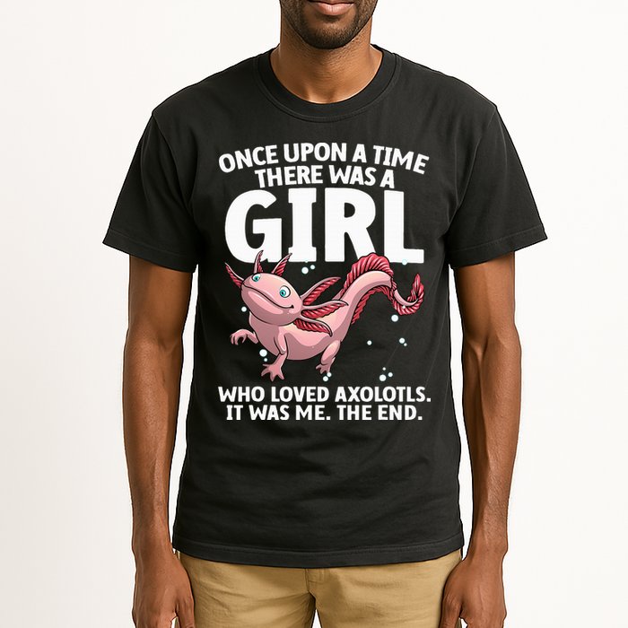 Cool Axolotl Art For Salamander Axolotl Lover Tall T-Shirt