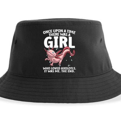 Cool Axolotl Art For Salamander Axolotl Lover Sustainable Bucket Hat