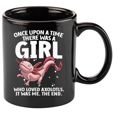 Cool Axolotl Art For Salamander Axolotl Lover 11oz C Handle Ceramic Mug