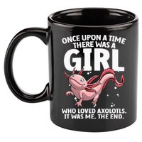 Cool Axolotl Art For Salamander Axolotl Lover 11oz C Handle Ceramic Mug