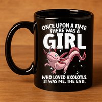 Cool Axolotl Art For Salamander Axolotl Lover 11oz C Handle Ceramic Mug
