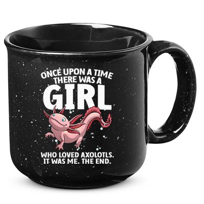 Cool Axolotl Art For Salamander Axolotl Lover 15oz Campfire Ceramic Mug