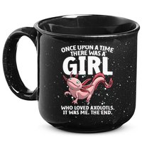 Cool Axolotl Art For Salamander Axolotl Lover 15oz Campfire Ceramic Mug