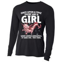 Cool Axolotl Art For Salamander Axolotl Lover Cooling Performance Long Sleeve Crew