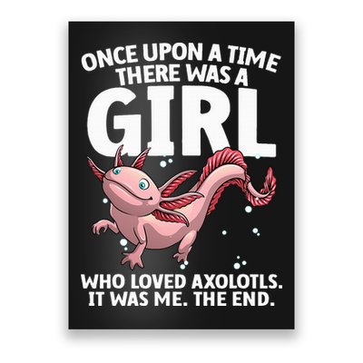 Cool Axolotl Art For Salamander Axolotl Lover Poster