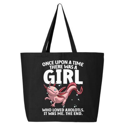 Cool Axolotl Art For Salamander Axolotl Lover 25L Jumbo Tote