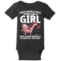 Cool Axolotl Art For Salamander Axolotl Lover Baby Bodysuit