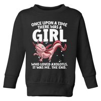 Cool Axolotl Art For Salamander Axolotl Lover Toddler Sweatshirt