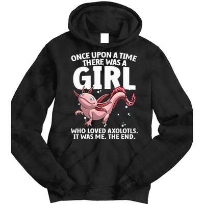 Cool Axolotl Art For Salamander Axolotl Lover Tie Dye Hoodie