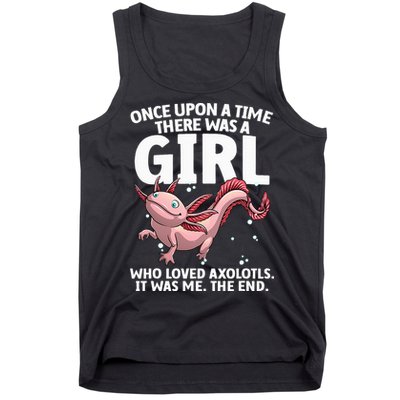 Cool Axolotl Art For Salamander Axolotl Lover Tank Top