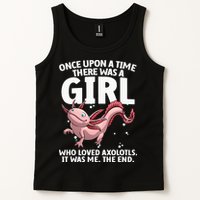 Cool Axolotl Art For Salamander Axolotl Lover Tank Top
