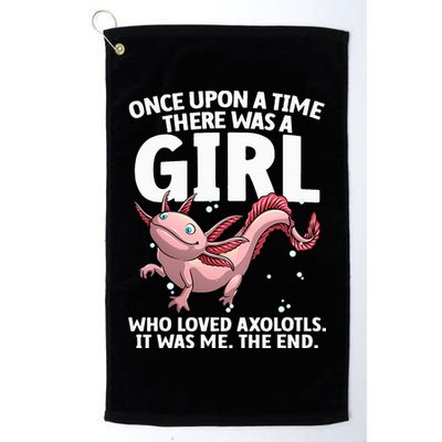 Cool Axolotl Art For Salamander Axolotl Lover Golf Towel