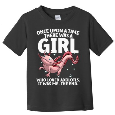 Cool Axolotl Art For Salamander Axolotl Lover Toddler T-Shirt