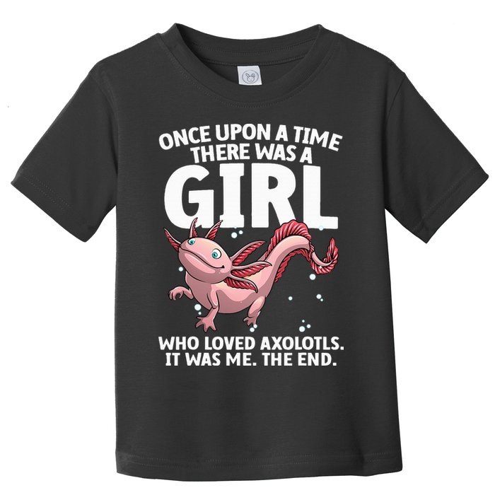 Cool Axolotl Art For Salamander Axolotl Lover Toddler T-Shirt