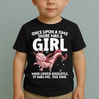 Cool Axolotl Art For Salamander Axolotl Lover Toddler T-Shirt
