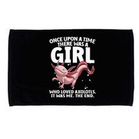 Cool Axolotl Art For Salamander Axolotl Lover Microfiber Hand Towel