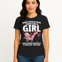 Cool Axolotl Art For Salamander Axolotl Lover Womens T-Shirt