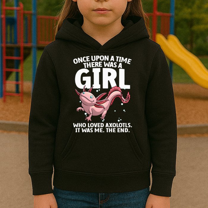 Cool Axolotl Art For Salamander Axolotl Lover Kids Hoodie