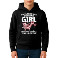 Cool Axolotl Art For Salamander Axolotl Lover Kids Hoodie