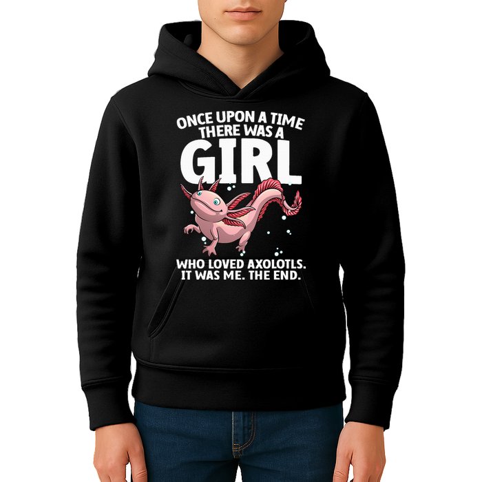 Cool Axolotl Art For Salamander Axolotl Lover Kids Hoodie