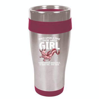 Cool Axolotl Art For Salamander Axolotl Lover 16oz Travel Tumbler