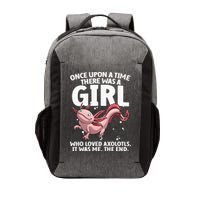 Cool Axolotl Art For Salamander Axolotl Lover Vector Backpack