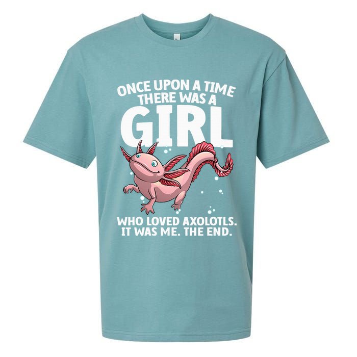 Cool Axolotl Art For Salamander Axolotl Lover Sueded Cloud Jersey T-Shirt