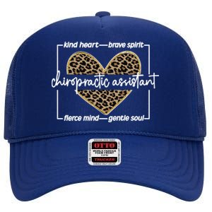 Chiropractic Assistant Appreciation Chiro Assistant Gift High Crown Mesh Back Trucker Hat