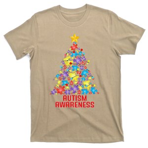 Christmas Autism Awareness Tree Insert Funny Gifts Ugly Xmas T-Shirt