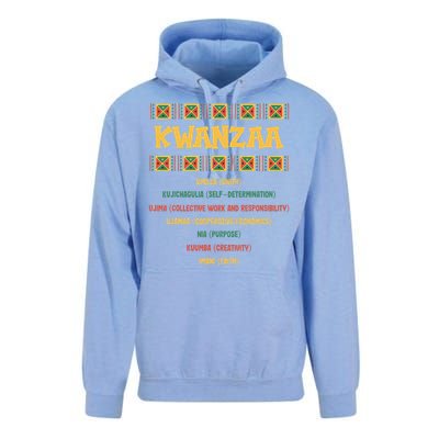 Christmas African American Kwanzaa Unisex Surf Hoodie