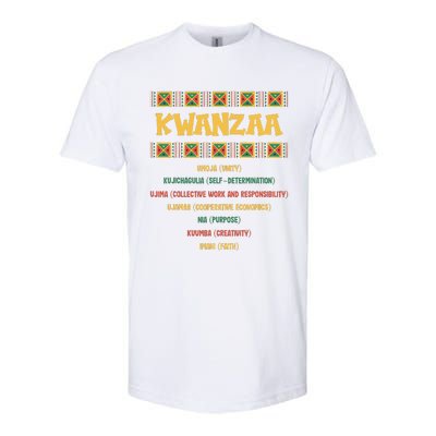 Christmas African American Kwanzaa Softstyle CVC T-Shirt