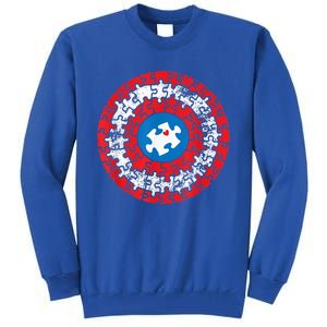 captain autism Autism Awareness Acceptance autism superhero Tall Sweatshirt