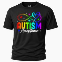 Choose AUtism Awareness Acceptance Different Not Less Cooling Performance Crew T-Shirt