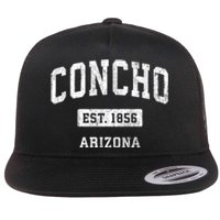 Concho Arizona Az Vintage Sports Established Flat Bill Trucker Hat