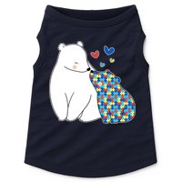 Cute Autism Awareness Polar Bear Puzzle Doggie Tank
