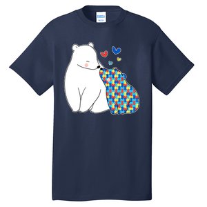 Cute Autism Awareness Polar Bear Puzzle Tall T-Shirt