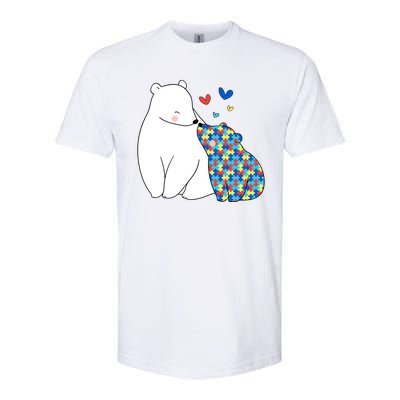 Cute Autism Awareness Polar Bear Puzzle Softstyle® CVC T-Shirt