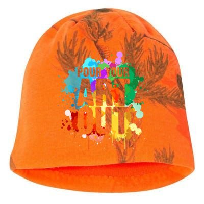 Cool Artist Art For Paint Painter Artist Painting Kati - Camo Knit Beanie