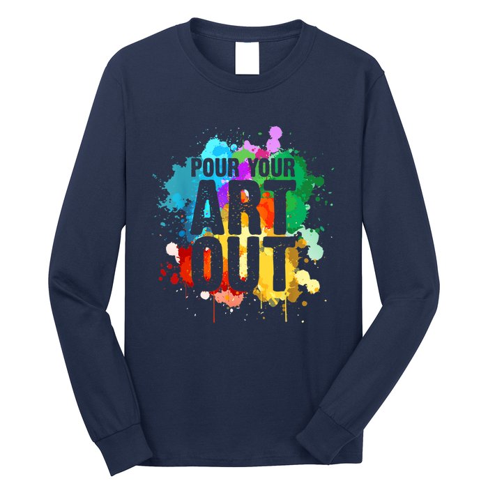 Cool Artist Art For Paint Painter Artist Painting Long Sleeve Shirt