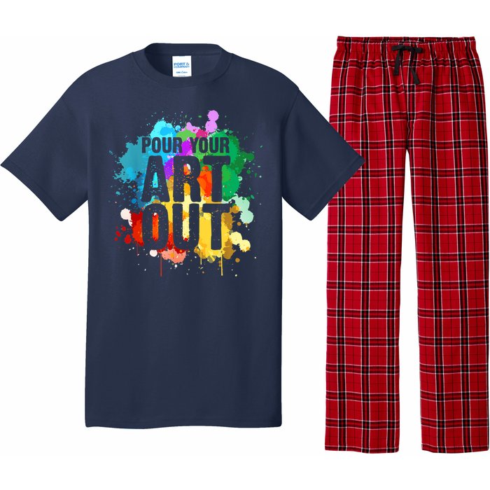 Cool Artist Art For Paint Painter Artist Painting Pajama Set