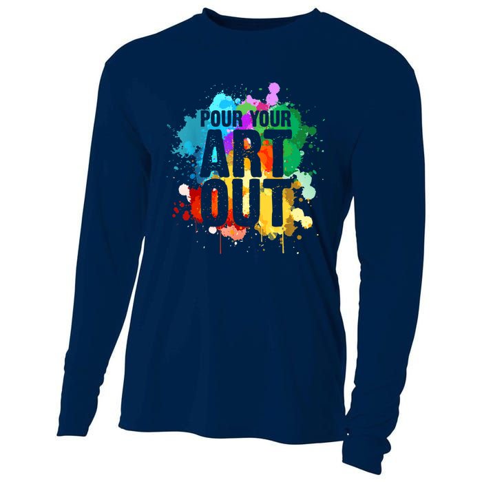 Cool Artist Art For Paint Painter Artist Painting Cooling Performance Long Sleeve Crew