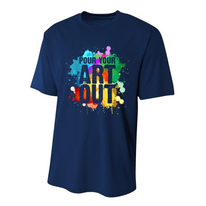 Cool Artist Art For Paint Painter Artist Painting Performance Sprint T-Shirt