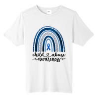 Child Abuse Awareness Rainbow Foster Care Stop The Abuse Tall Fusion ChromaSoft Performance T-Shirt